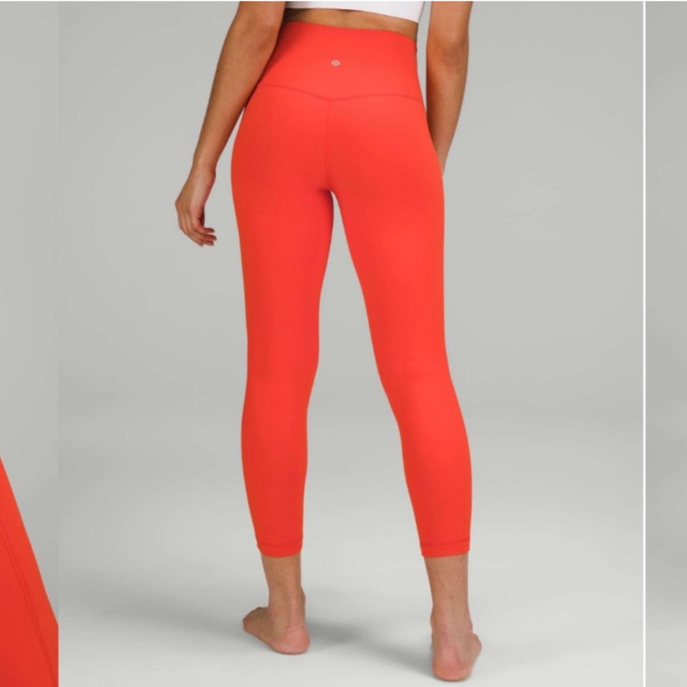 lululemon Align Pant High-Rise 25” | Size 6 | Solar Orange